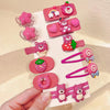 10# rose red star strawberry bear 12-piece set