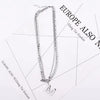 M letter necklace