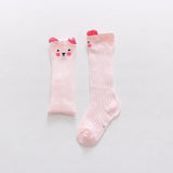 Summer thin baby socks baby stockings boys and girls anti-mosquito socks over the knee cartoon children's socks 0-1-3
