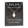 Pink eye gold chain