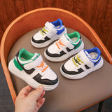 Foreign trade children's shoes boys' sports shoes spring and autumn new baby shoes for boys and girls breathable white shoes 1-6 years old