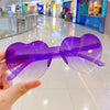 13#purple gradient heart glasses