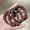 Wrinkled hair tie-brown