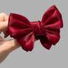 Wine red bow