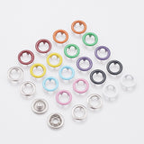 Color Hollow Five-Claw Buckle 9.5mm Stainless Steel Button Baby Clothing Button Children Clothes Metal Snap Button