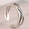 M1519 [english multi-layer open ring]