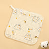 Multi-purpose bib - rainbow star rabbit / 25*25cm