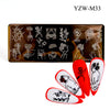 Yzw-m33 / 100*40mm blue film white background
