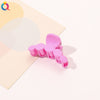 Frosted mini clip-five round pink purple / qiyue factory direct sales