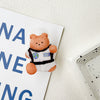Transparent bracket-little chubby bear series-space bear