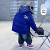 Navy blue [white duck down] / 110cm