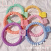 Braid hair rope + cloth label (mixed color delivery)