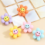 Children's Clothes Button Baby Sweater Cardigan Top Cartoon Cute Colorful Smiley Face Flower Decoration Button Accessories
