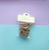 5 preferential packs of coffee color (small size about 2cm)