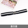 Blue white blue / circumference 55 to 85cm adjustable