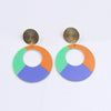 Green purple orange