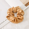 [light coffee color] satin large intestine hair ring