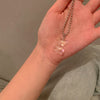 Transparent bear necklace
