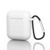 Transparent white [silicone buckle earphone cover]