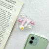 Star epoxy - mini cartoon knife and fork - pink