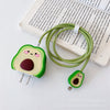Avocado (set of 4) size head + 1.4m winding rope + silicone cable tie