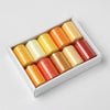 10 rolls of yellow thread
