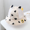 Black/cow mesh cap / for reference only 1-3 years old + hat circumference around 50cm