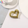 Jelly color clip-6cm love green / qiyue factory direct sales