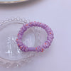 Purple polka dot small intestine circle
