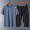 Haze blue (short sleeve + shorts) / m