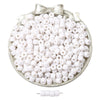 White 50pcs/pack / 6×5mm hole diameter about 2mm