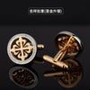 Auspicious pattern cufflinks (gold) / default