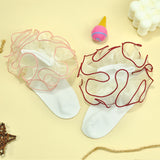 New Children's Baby Cotton Socks Milk White Lace Socks Two-color Lace Short Tube Socks Dance Princess Girls Socks