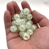 Burst hanging hole beads - fruit green