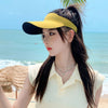 Lemon yellow-adult with letters [uv protection＞99%]