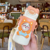 Orange cat + strap / 500ml