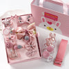 Korean pink suitcase (set of 18)