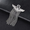 Badge tassel silver