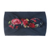 Navy blue + rose red printing