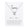 Taurus white card silver