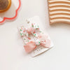 2#new floral hair clip-pink