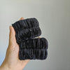 Black wrist strap - 1 pair