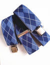 Four clips - blue ribbed 5.0*120cm