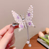 1# purple flower butterfly
