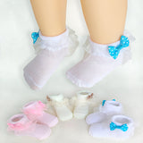 Foreign Trade Girls Gauze Socks Children Lace Socks Baby Socks Girls Baby Princess Lace Socks Factory Wholesale
