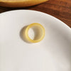 A yellow ring