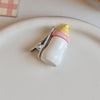 5# white bottle hairpin