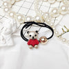 Red dress bear headband