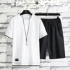 J098 white top + j101 black shorts / m