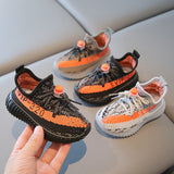 Clearance children's sneakers 2023 spring boys' coconut shoes flying mesh shoes breathable girls' casual shoes baby shoes